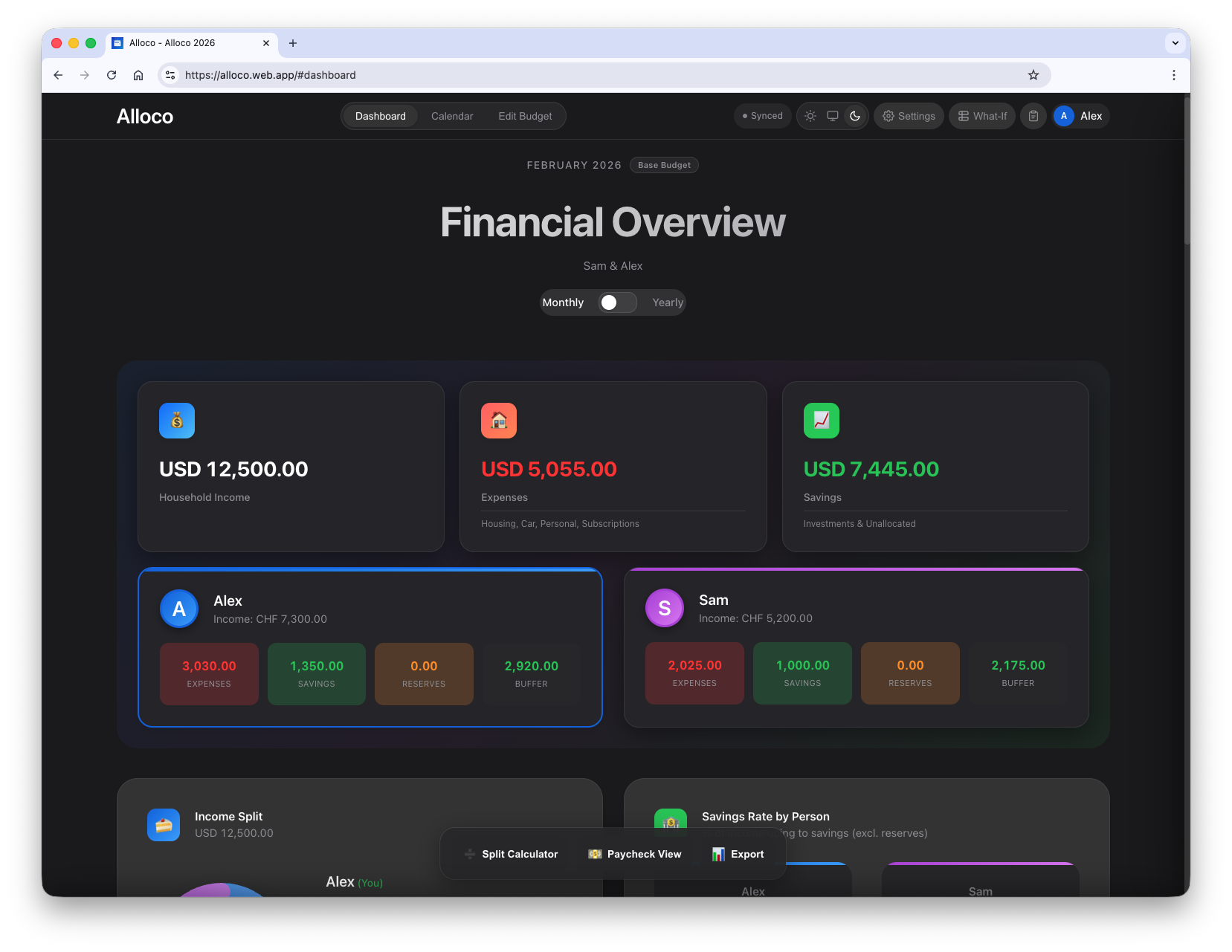 Alloco - Financial Overview